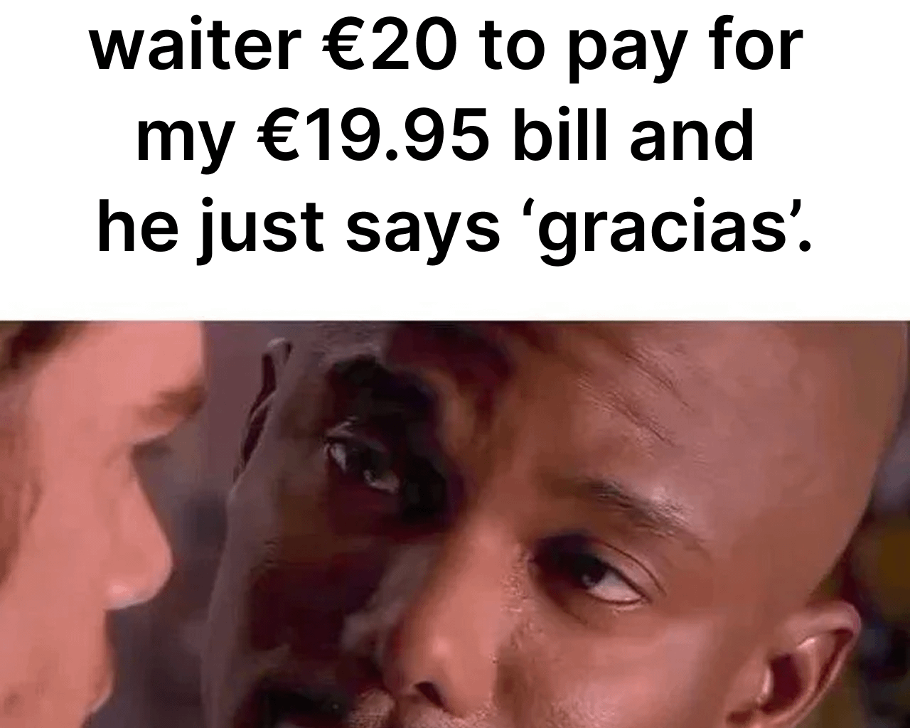 Don't make me call the police, Pedro...