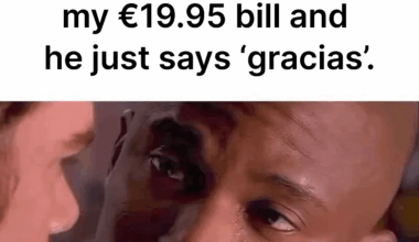 Don't make me call the police, Pedro...