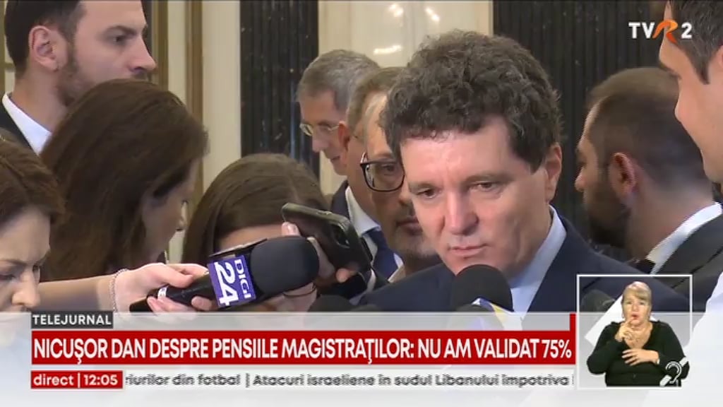 Reporter:"De ce magistratii isi pot negocia pensia cu liderii politici la 75% din salariul net, iar romanii de rand nu?" Nicusor Dan:"Dar eu nu am spus niciodata 75%"......iar CERUL ESTE ALBASTRU,APA ESTE LIMPEDE