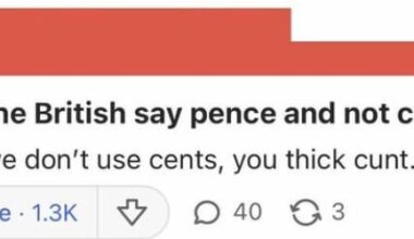 This response is so British