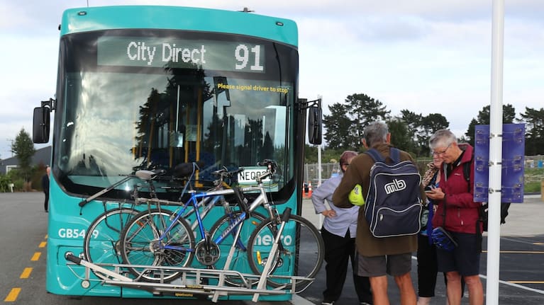 Bus services on the Greater Christchurch Metro Network.