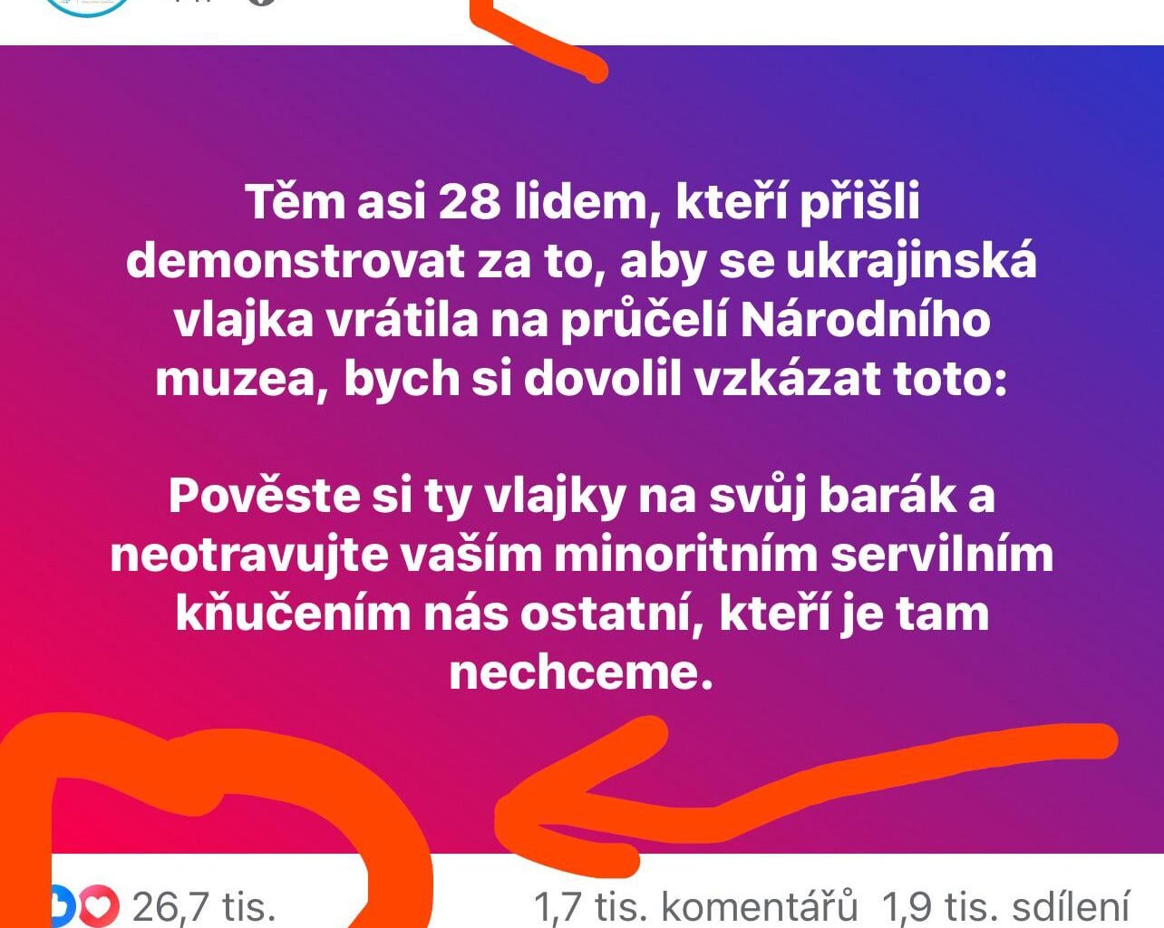 Vox populi. Proč příspěvky proti Ukrajině mají často takové šílené čísla? Zaplaceno?