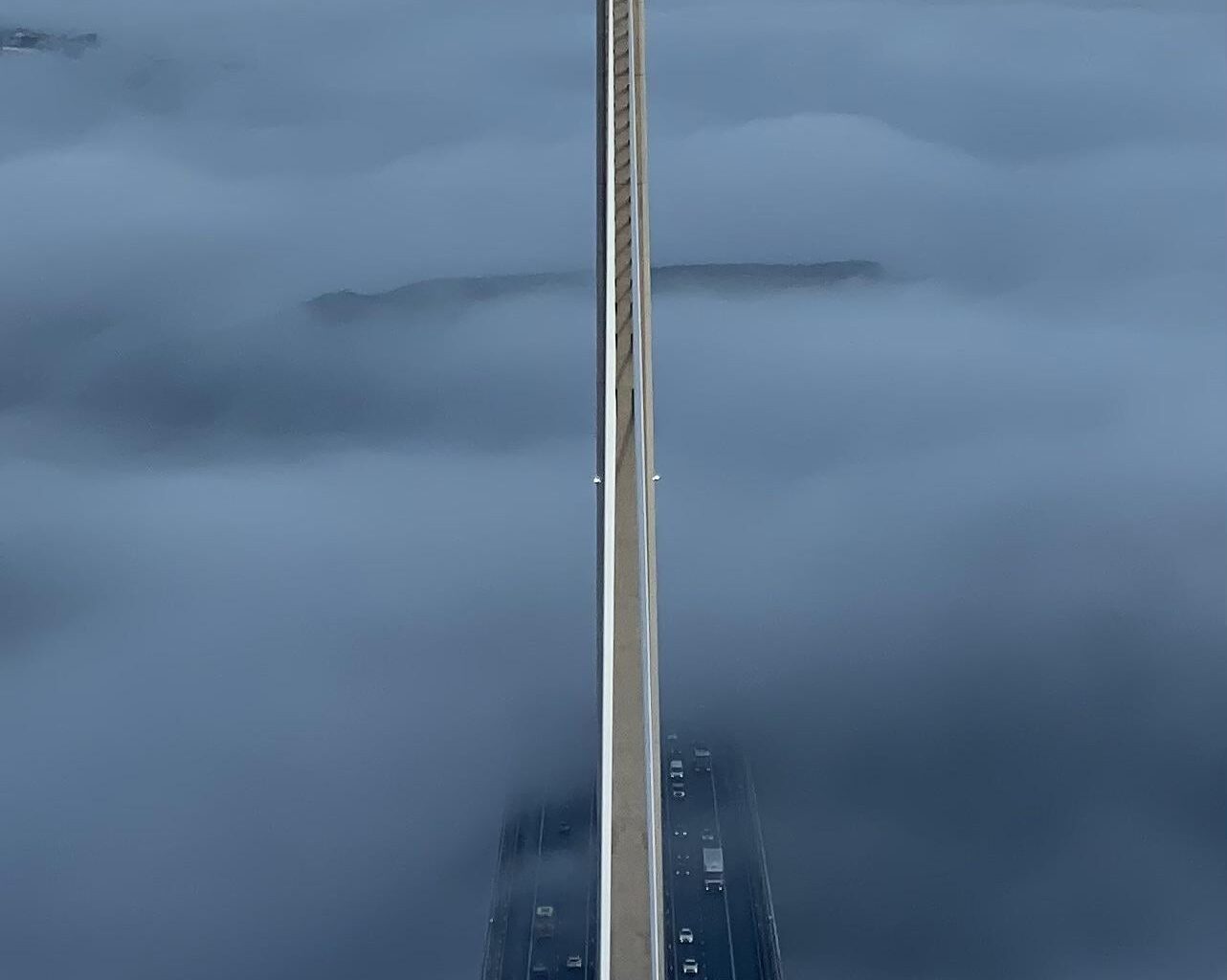 Atop the Queensferry Crossing