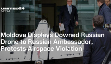 Russian Ambassador in Moldova Shown Downed Russian Drone Following Airspace Incursion — UNITED24 Media