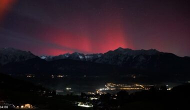 Aurora Borealis: Rare red and pink lights seen across Europe from Ireland to Austria