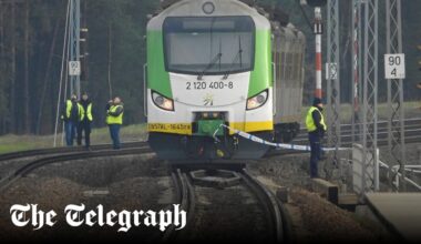 Russia suspected after Poland railway explosion