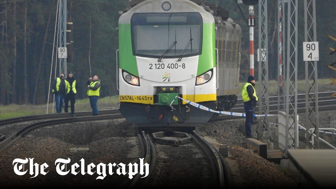 Russia suspected after Poland railway explosion