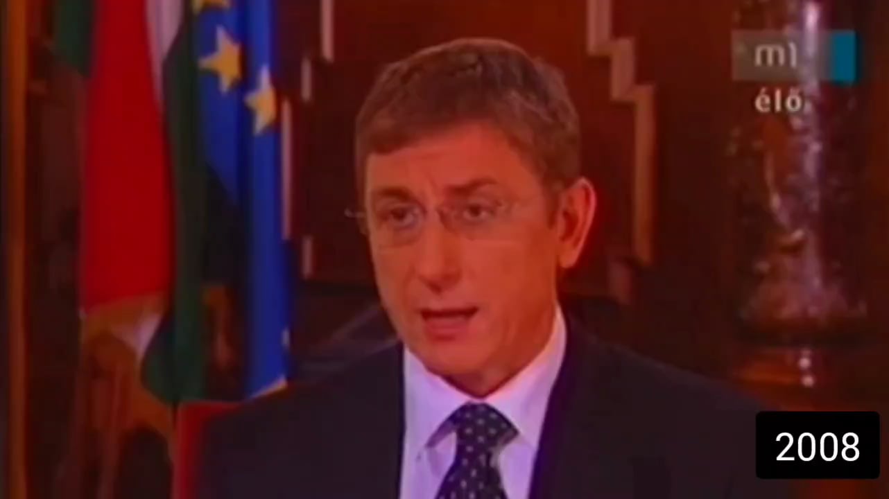 "Védőpajzs a támadások ellen": Orbán most pontosan ugyanazzal a körítéssel próbálja tálalni az amerikai pénzügyi mentőövet, mint Gyurcsány 2008 őszén az IMF-hitelt. Gyurcsány 5 hónappal később lemondott, Orbán 5 hónap múlva meg fog bukni.