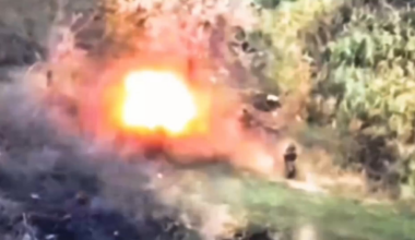 Ukrainian detonated remote IED on  three Russians in the Pokrovsk direction