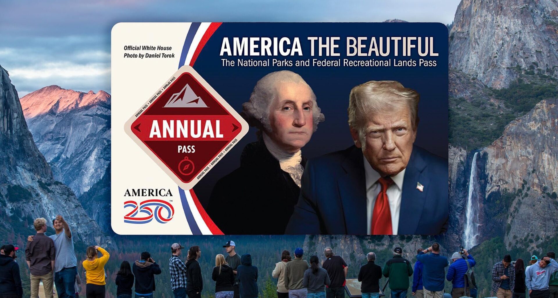 Trump's face on new national park passes outrages conservationists