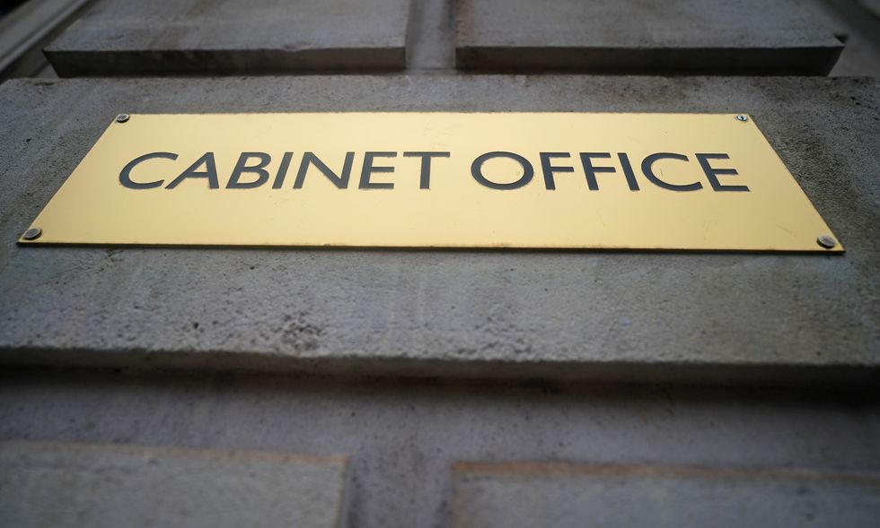Cabinet Office sign