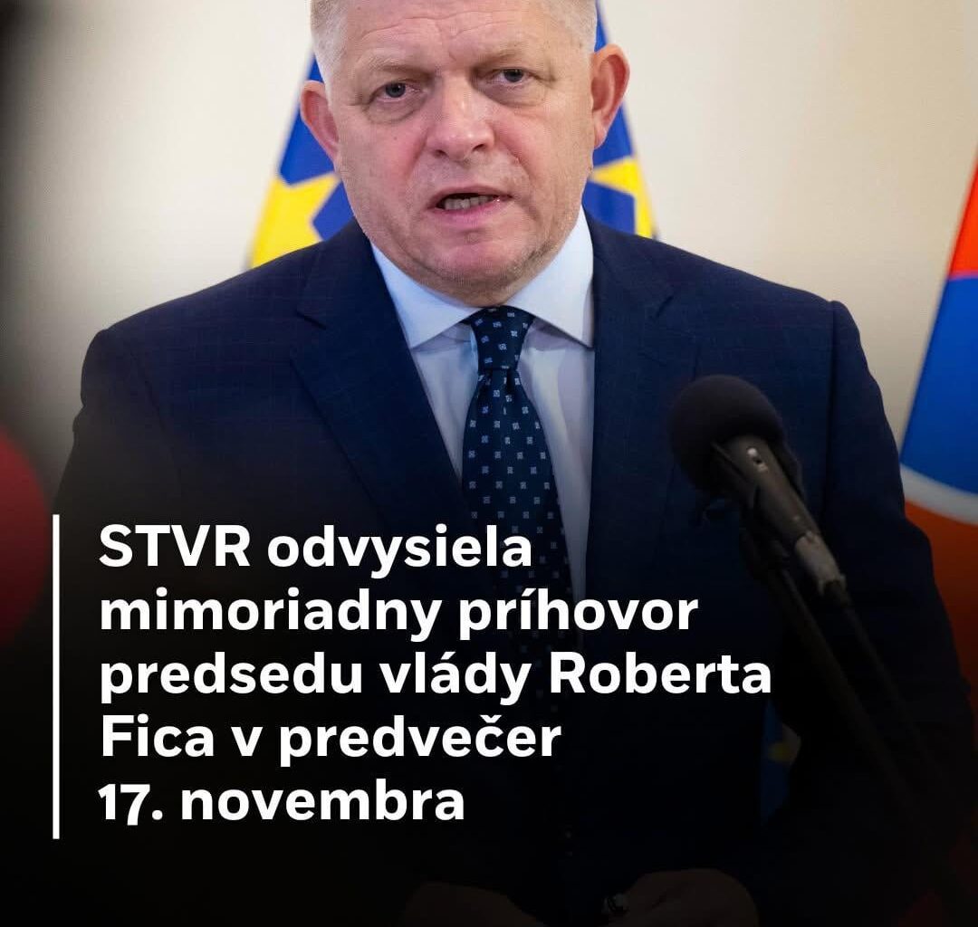 Fico pustil do gatí - Mimoriadny príhovor k 17. novembru