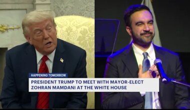 Trump, Mamdani to meet at White House Friday after weeks of public clashes