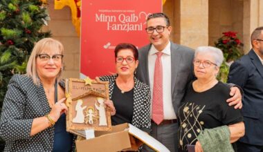 Winning Christmas cards selected in active ageing competition