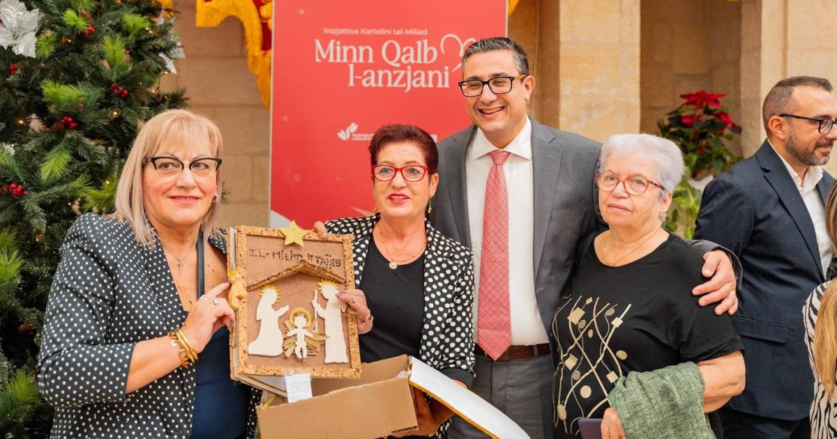 Winning Christmas cards selected in active ageing competition