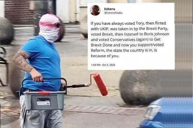 Your father is a roundabout painter