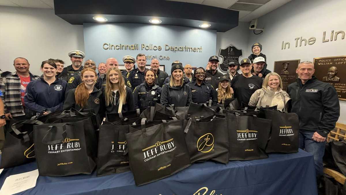 Jeff Ruby Culinary Entertainment donates free turkeys for first responders