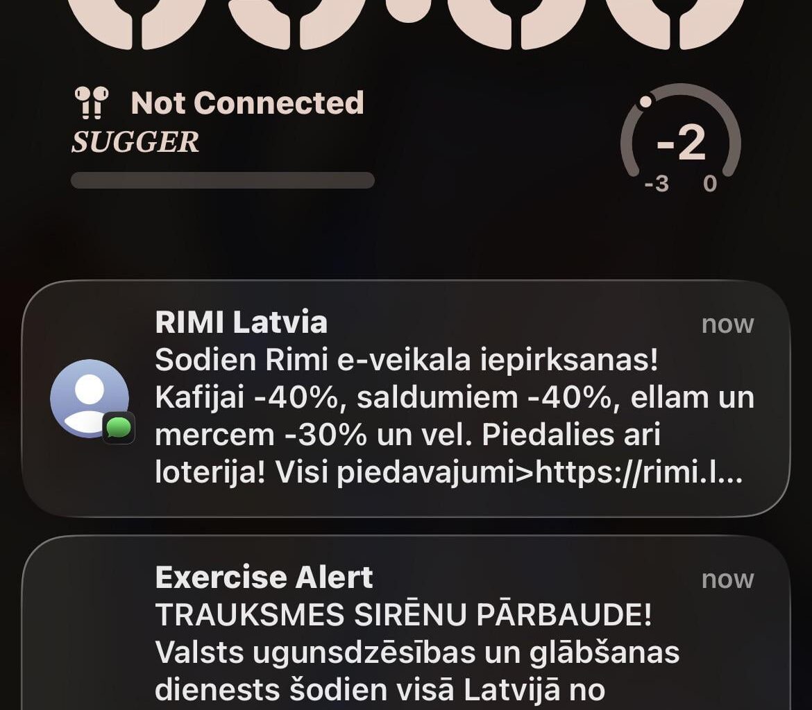 Tikai akūta informācija.