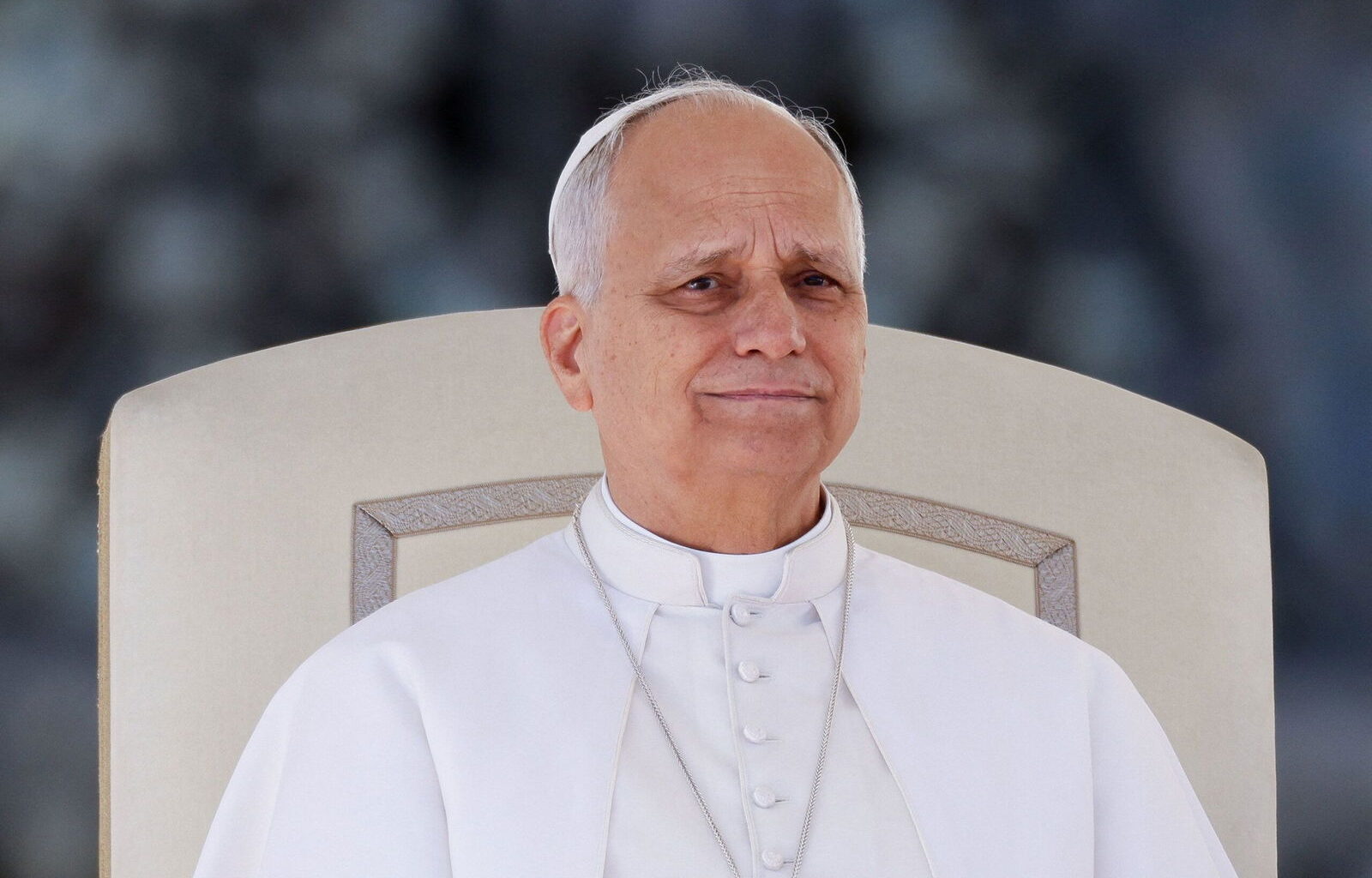 Remo Casilli/Reuters via CNN NewsourcePope Leo XIV holds a general audience in St. Peter