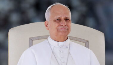 Remo Casilli/Reuters via CNN NewsourcePope Leo XIV holds a general audience in St. Peter