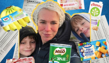 What does a single mum in Christchurch spend on her monthly grocery shop?