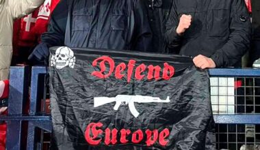 DBU vil straffe danske fans for 'fuldstændig uacceptabelt' flag