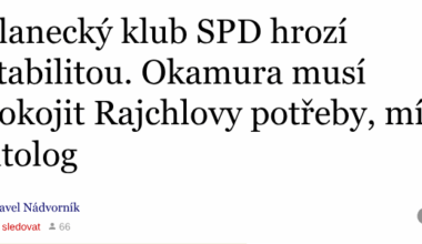 Když se teď řeší Jindrovo porno, nemohl jsem si nevzpomenout na tento titulek. Vše do sebe začíná zapadat jak tetris.