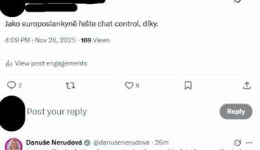 Re: Chat Control: Toho dne byla Danuše poněkud neklidná.