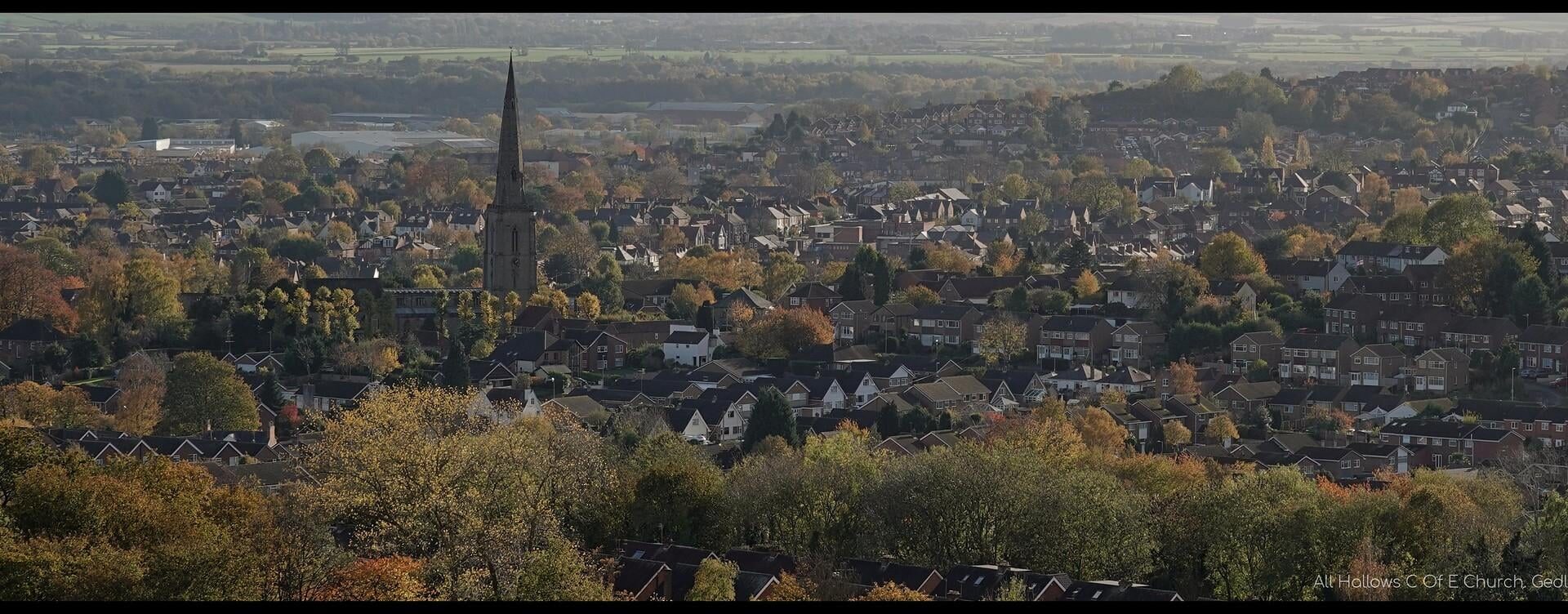 Gedling. Seen from Gedling Country Park.