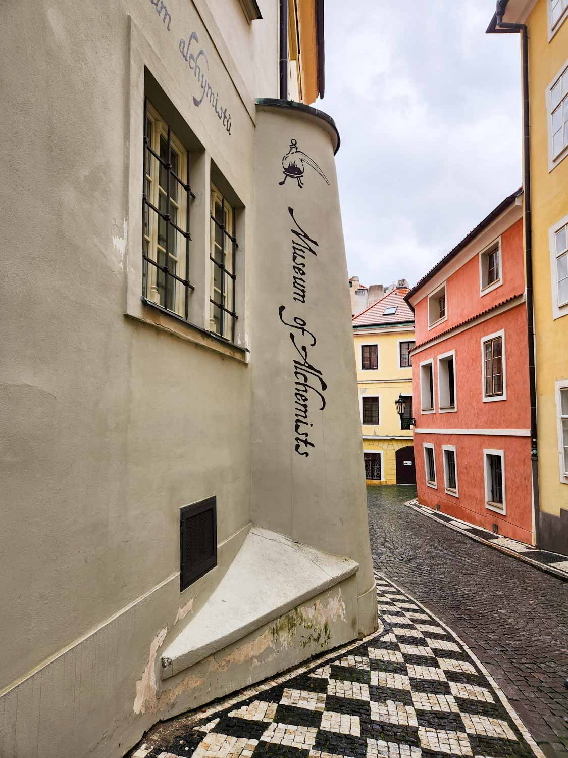 Exterior of the Prague Museum of Alchemists and Magicians - one of the most unusual things to do in Prague with kids