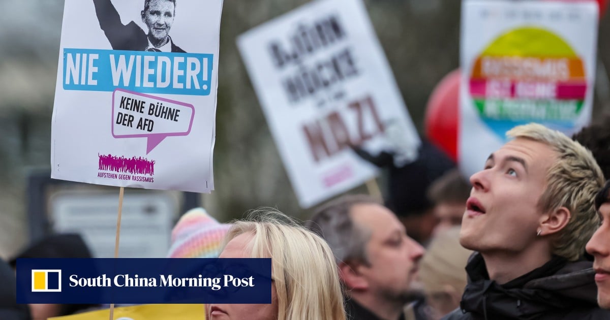 Thousands protest in Germany as far-right AfD party starts youth convention