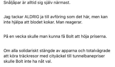 Taxichaufförer trauma dump