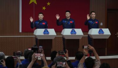 Chinese astronauts return from space station after delay blamed on space debris damage :: WRAL.com