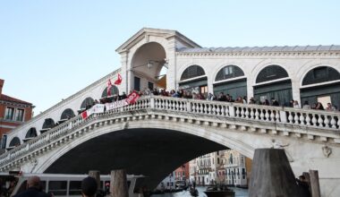 Musicians march through Venice after La Fenice names music director with ties to Meloni