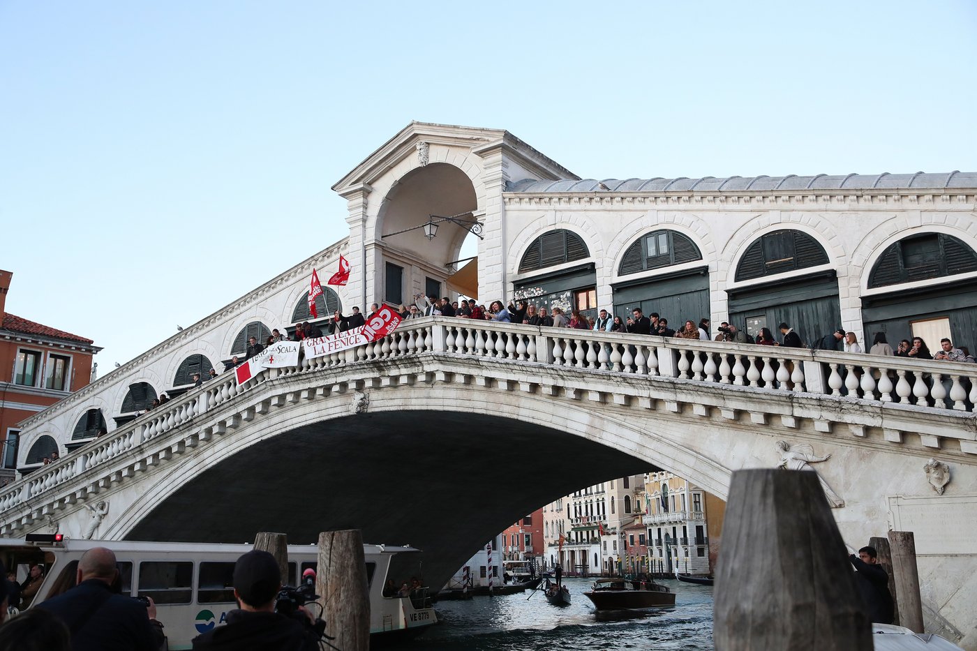 Musicians march through Venice after La Fenice names music director with ties to Meloni