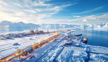 Alaska LNG Project in snowy landscape.