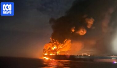 Ukraine hits two Russian 'shadow fleet' oil tankers with naval drones in the Black Sea