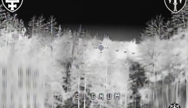 Signum group hits several russian soldiers at night in the Lyman direction, November 2025.