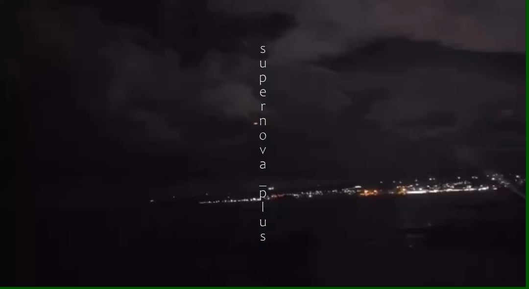 Russian Air defense against a flamingo cruise missile which hit Kristal oil depot 14/11/25