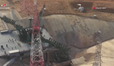 Russian media - Russia has lost the ability to launch people into space for the first time in 60 years. At Baikonur, during preparation for launch, a cabin under the launch structure collapsed.