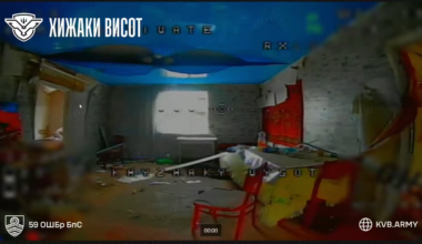 Skilfull Ukrainian drone pilot inspects houses in Novopavlivka using a drone and finally finds a russian soldier in hiding