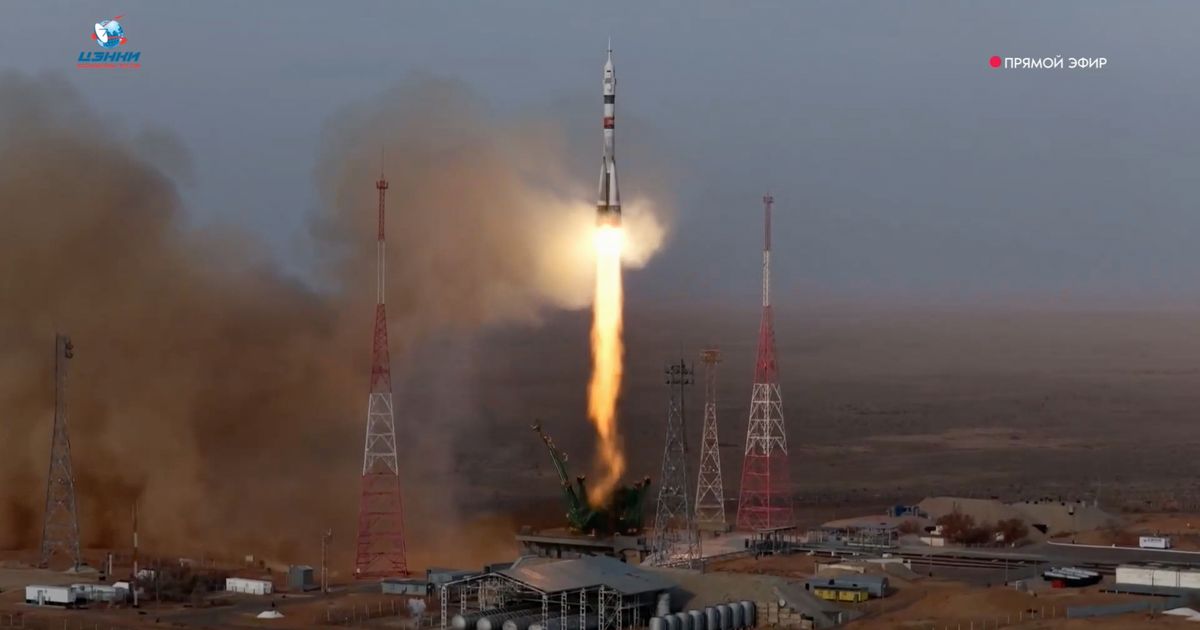 US-Russian crew of 3 starts 8-month mission on the International Space Station :: WRAL.com