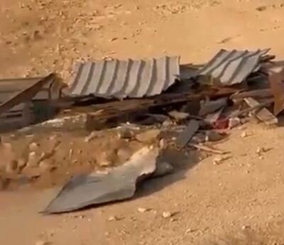 Israeli Colonizers Demolish Bedouin Homes East of Jerusalem |