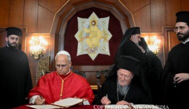 VATICAN Declaration of Leo XIV and Bartholomew: The faith of Nicaea, a response to today's challenges