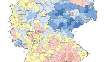 /r/stadtplanung präsentiert: Zensusbereinigte Bevölkerungsprognose bis 2045 in Deutschland