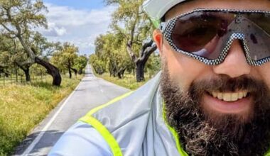 Desafiam corpo e mente enquanto exploram Portugal de bicicleta. Lucas fez 600 km em 38h30