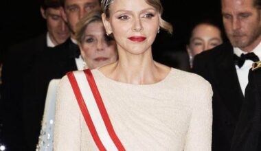 Princess Charlene wears Diamond Foam tiara for the first time since 2011 wedding ball for the Monaco National Day Gala