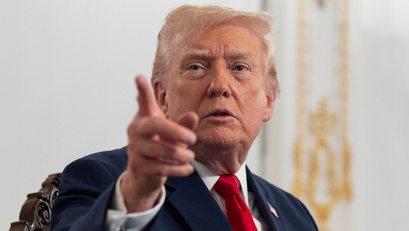 Donald Trump ține o conferință de presă la reședința sa Mar-a-Lago Foto: Profimedia