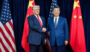 Donald Trump and Xi Jinping
