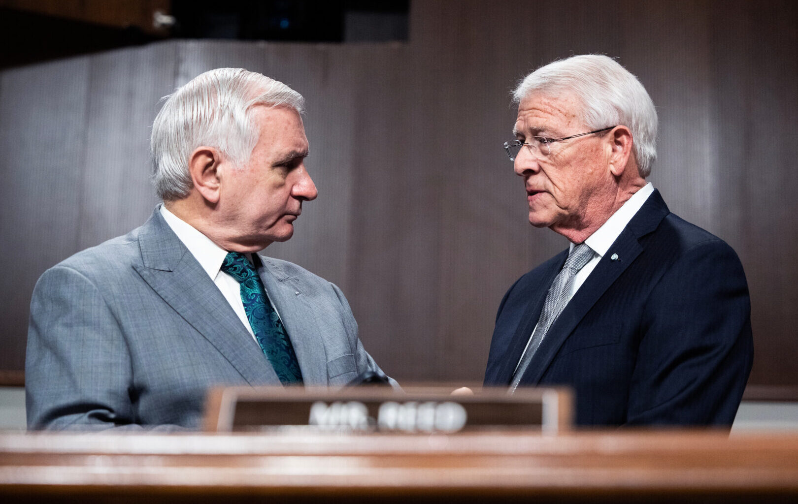 Senate Armed Services Chairman Roger Wicker, R-Miss., right, and ranking member Jack Reed, D-R.I., wrote to Defense Secretary Pete Hegseth seeking details of the operation.
